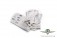Damenhandschuh, halbfinger aus Peccary Leder